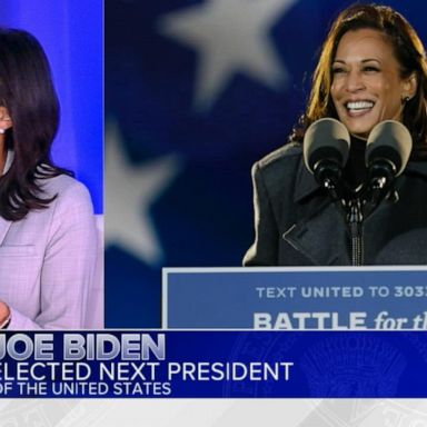 VIDEO: Kamala Harris makes history as first female vice president-elect