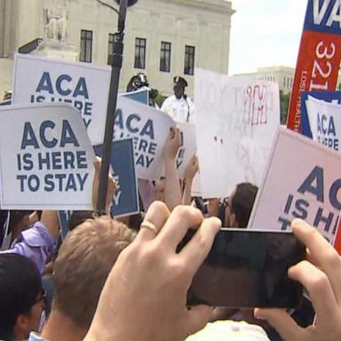 VIDEO: ABC News Live Update: Oral arguments on Obamacare underway in the Supreme Court