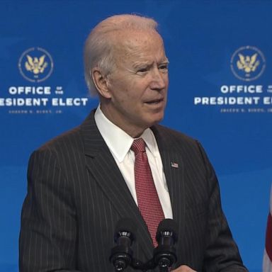 VIDEO: President-elect Biden: Trump sending 'damaging messages' to the world