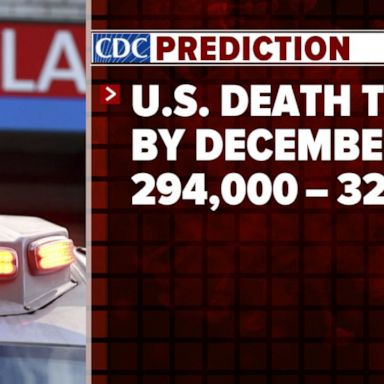 The Centers for Disease Control and Prevention projected that the U.S. death toll could top 321,000 over the next three weeks.