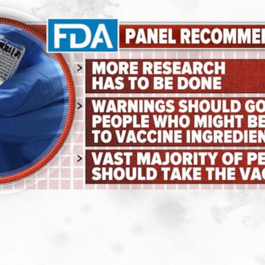 VIDEO: ABC News Live Update: FDA recommends approval of Pfizer’s COVID-19 vaccine