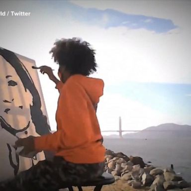 VIDEO: Kamala Harris calls teen artist who struggled with bullying