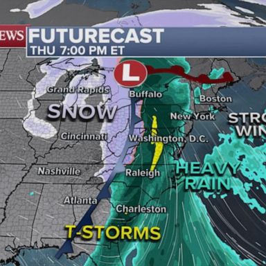 A new storm will hit the West Coast Monday before moving across the country.