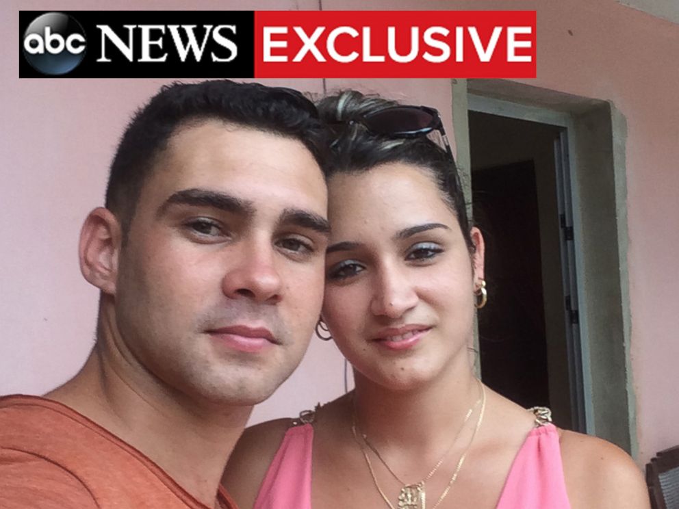 PHOTO: Elian Gonzalez poses for a selfie with his fiance Ilianet Escano.