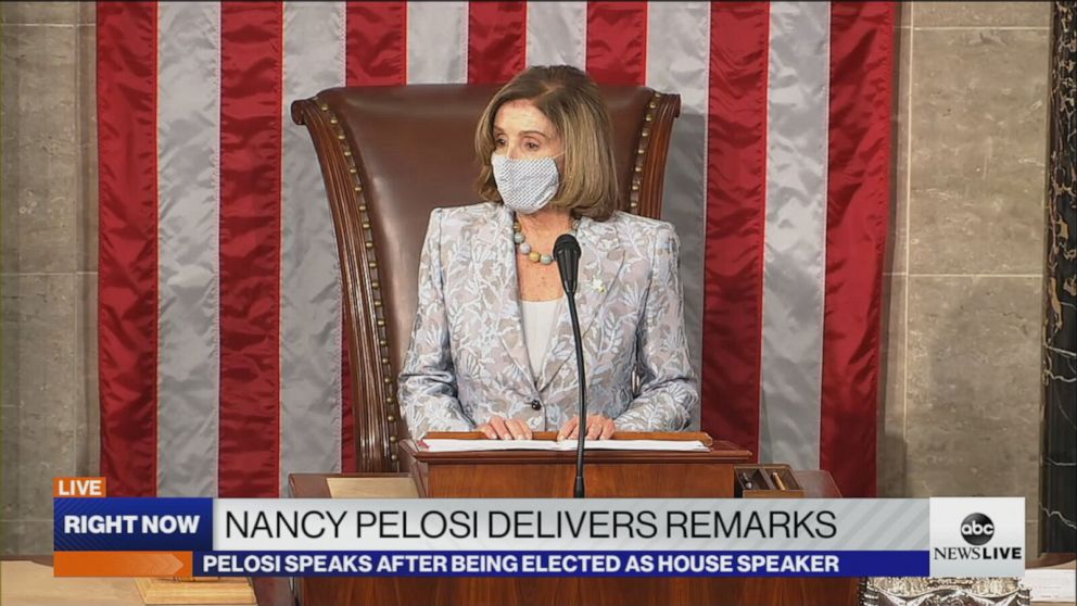 US: Nancy Pelosi reelected speaker of House