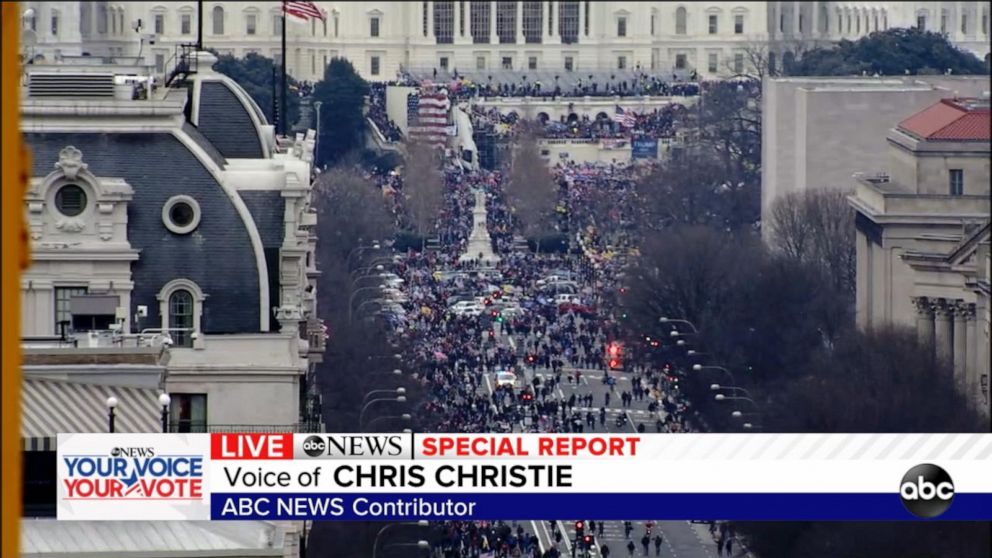 Chris Christie Says Trump Should Tell Protesters To Leave Capitol Video Abc News