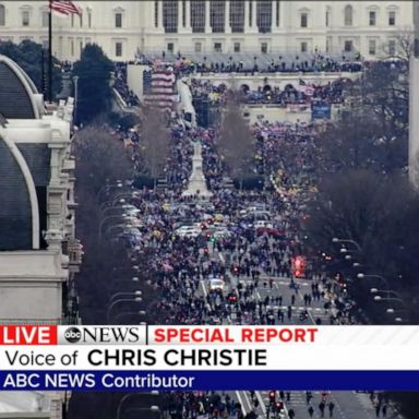 “The president caused this protest to occur; he’s the only one who can make it stop,” said the former New Jersey governor in an ABC News interview.