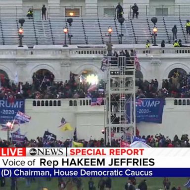 The Democratic Caucus chairman said Congress would return to certify the Electoral College vote count.