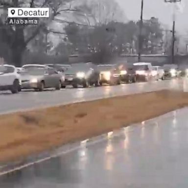 The video footage released by the Morgan County Sheriff’s Office shows long lines of drivers waiting for the coronavirus vaccine.