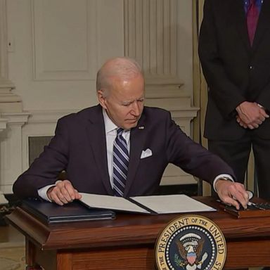 VIDEO: Biden signs executive order on climate change