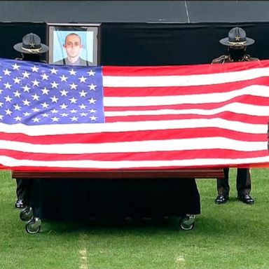 Loved ones and colleagues gathered at Miami’s Hard Rock Stadium to honor the fallen “hero.”