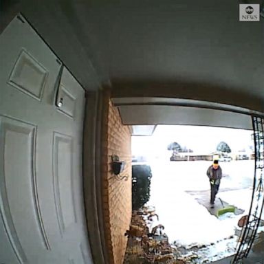 A Texas resident's doorbell camera captured a kind stranger digging out their driveway as the state has been struggling with devastating winter weather.