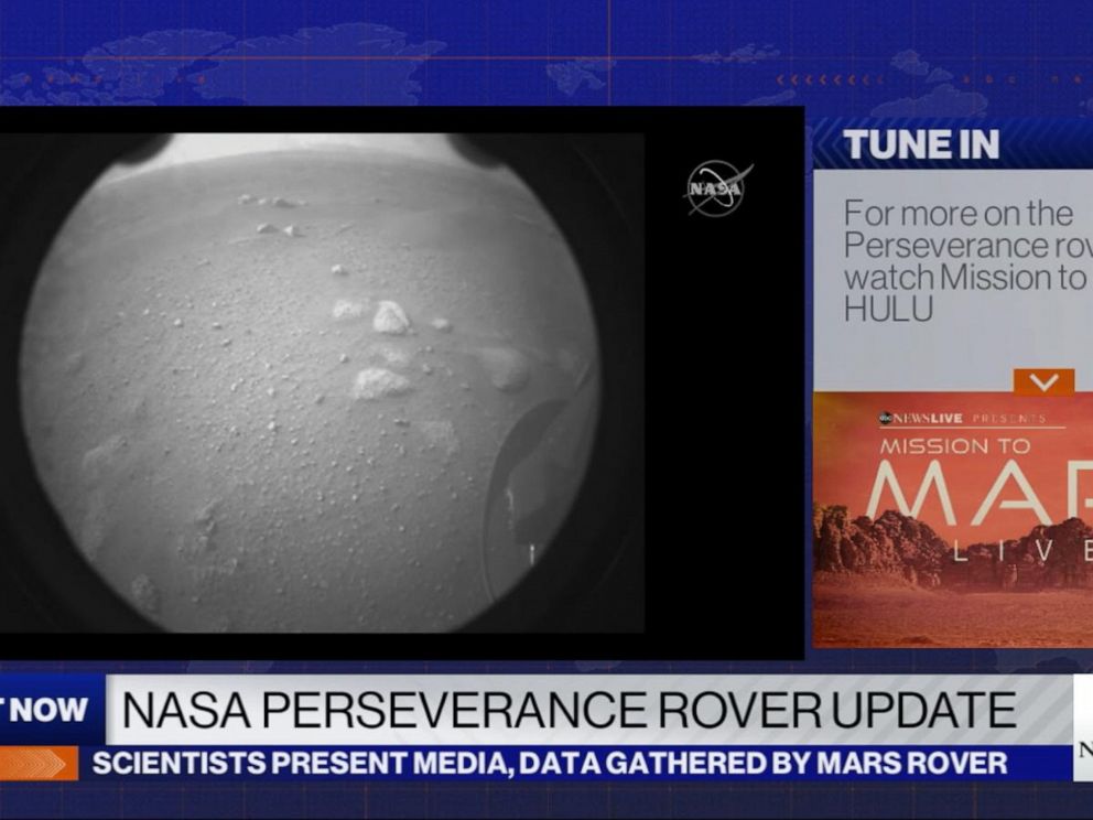 Nasa Releases New Image Of Perseverance Rover In The Midst Of Its Descent To Mars Abc News