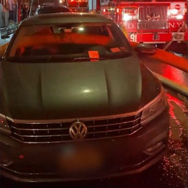 A vehicle owner parked in front of a hydrant in Manhattan had its window broken.