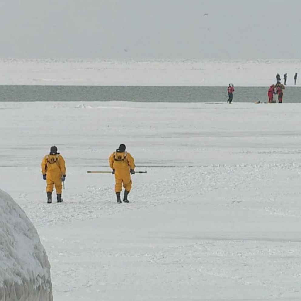There's no such thing as safe ice': 18 people rescued from Lake Erie ice  floe that broke off near Catawba Island 