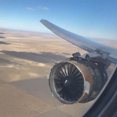 VIDEO: Authorities investigating engine failure on United Airlines flight 