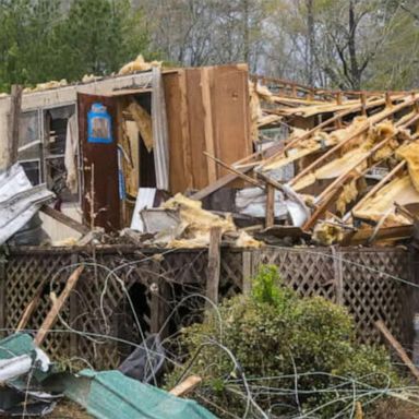 VIDEO: ABC News Live Update: 25 tornadoes reported across 6 states in the south