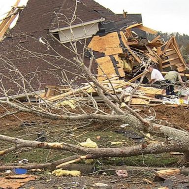 VIDEO: ABC News Live Update: New storm threat after 23 tornadoes tear through the South