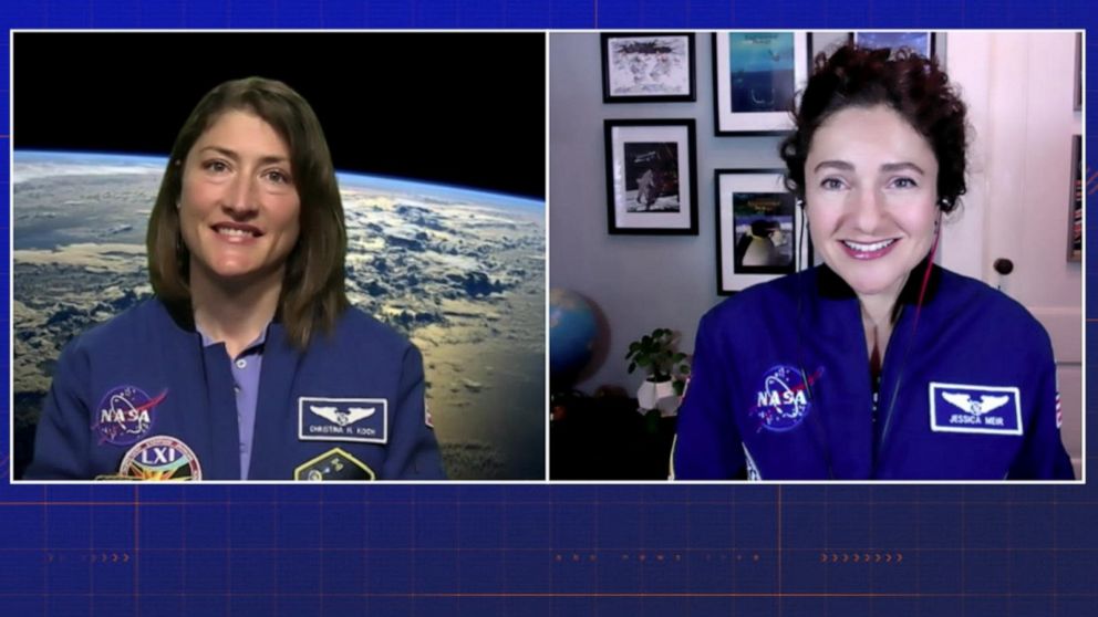 Nasa Astronauts Christina Koch Jessica Meir Talk About 2024 Voyage To The Moon Abc News