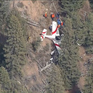 The pilot was the only person on board when the plane went down in the Colorado mountains.
