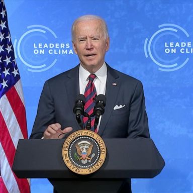 VIDEO: President Biden pledges to cut greenhouse gas emissions by 50% 