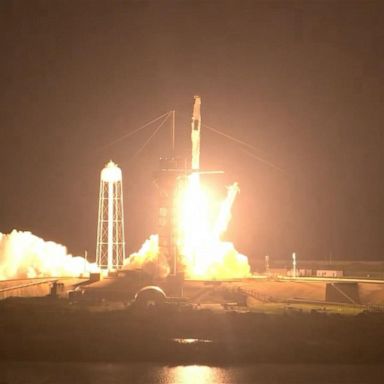 VIDEO: ABC News Live Update: Falcon Rocket’s successful launch sends 4 astronauts to ISS