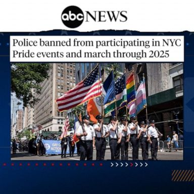 VIDEO: Police react to NYC Pride March ban