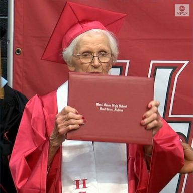 Grace Lee McClure-Smith became the oldest high school graduate in Madison County, Alabama.