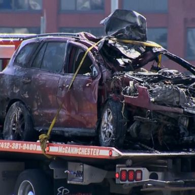 Three people died and several were injured after a car crashed into a plasma donation center in Pittsburgh.