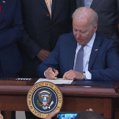 VIDEO: President Biden signs bill recognizing Juneteenth as federal holiday