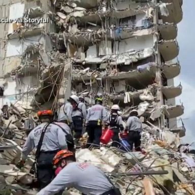 VIDEO: Death toll climbs to 9 in building collapse as rescuers work around the clock