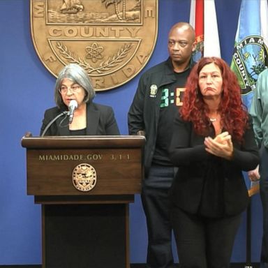 Miami-Dade Mayor Daniella Levine Cava and Florida Gov. Ron DeSantis provided an update on the building collapse in Surfside, Florida.