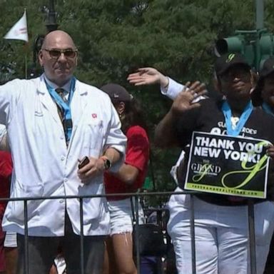 VIDEO: New York honors essential workers with ‘Hometown Heroes’ ticker-tape parade