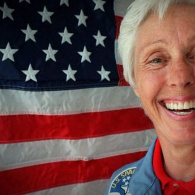 VIDEO: Wally Funk overcame decades of sexism to become oldest astronaut