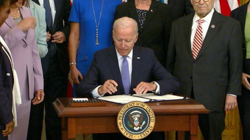 Video The Breakdown: Biden Signs Crime Victims Fund Act - ABC News