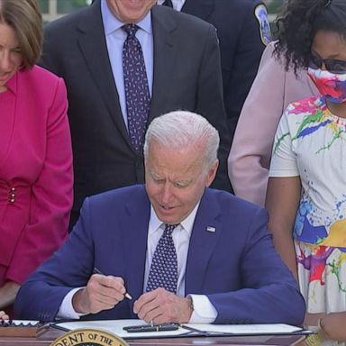 VIDEO: Biden signs Capitol Police Act