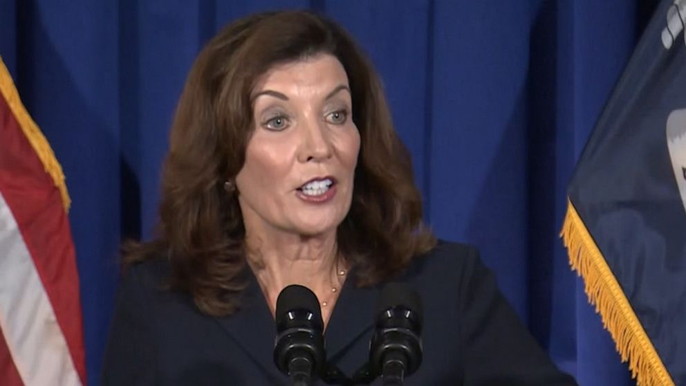 Video Kathy Hochul speaks for 1st time since Cuomo resignation - ABC News