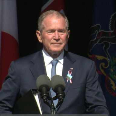 VIDEO: Former President George W. Bush speaks at 9/11 memorial ceremony