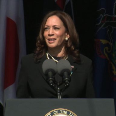 VIDEO: Vice President Kamala Harris speaks at 9/11 memorial ceremony in Shanksville, PA