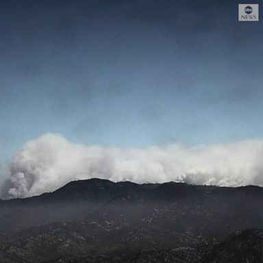 The KNP Complex Fire is rapidly growing as it threatens homes and giant sequoia trees in California. 