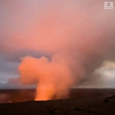 Time-lapse footage captured the eruption of the Kilauea volcano on Hawaii's Big Island.