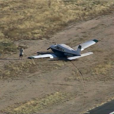 Officials are investigating reports of a mid-air collision between a helicopter and a fixed-wing plane. 