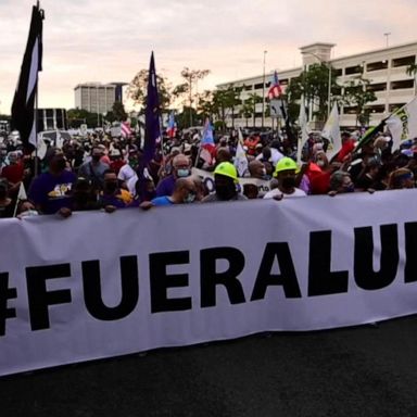 VIDEO: Mass protests break out in Puerto Rico over energy crisis