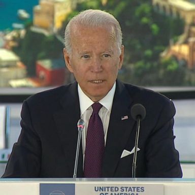 VIDEO: Biden hosts event in Rome on global supply chain resilience