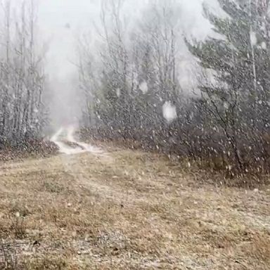 Snow showers and freezing temperatures created hazardous road conditions across northern Wisconsin, the National Weather Service said.