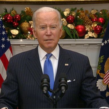 VIDEO: Biden addresses nation on omicron variant