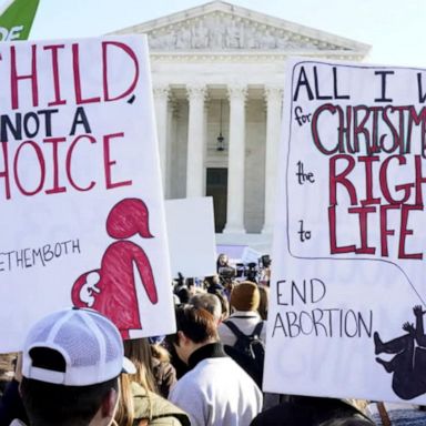 VIDEO: Supreme Court hearing arguments in biggest challenge to Roe v. Wade in decades 