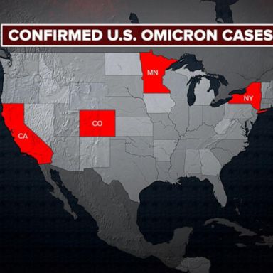 ABC NEWS LIVE: Omicron variant detected in at least 5 states