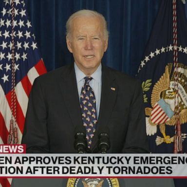 President Joe Biden has approved an emergency declaration for Kentucky in the wake of the latest deadly storms. 