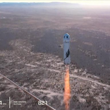 VIDEO: Blue Origin’s New Shepard launches to space